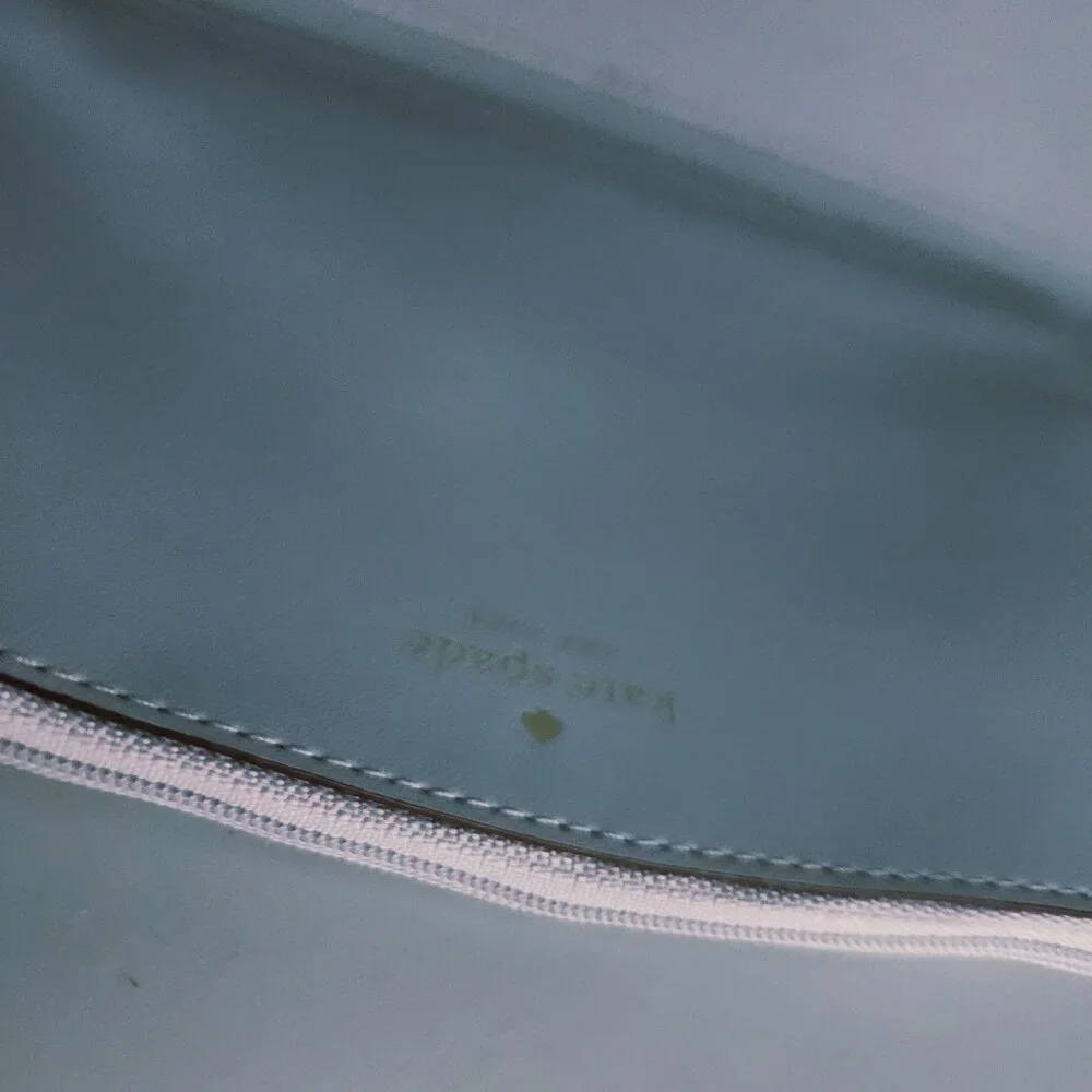 Kate Spade New York Teal Shoulder Bag Purse - Picture 13 of 14